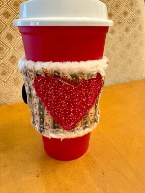 Handmade Fabric Sleeve/Cozy